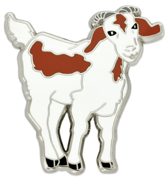 Goat Enamel Pin